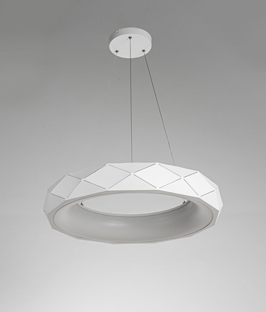 Lampa wisząca Reus biała LED 4000K