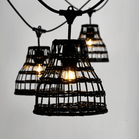 Klosz do zestawu CRETE LS R2 czarny 5 sztuk Kobi Design