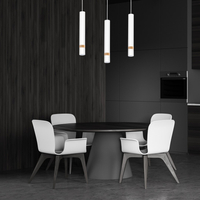Milagro - Lampa wisząca JOKER WHITE/WOOD 3xGU10