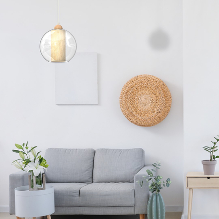 Milagro - Lampa wisząca TELA 1xE27 fi25