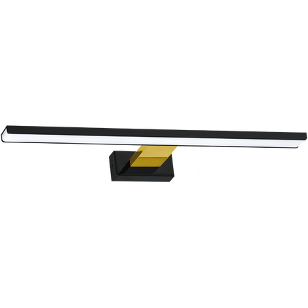 Milagro - Kinkiet SHINE BLACK/GOLD 60cm 13,8W LED