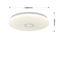 Plafon Solaro 40cm Biały Lampa Sufitowa LED 23W Barwa Neutralna 4000K