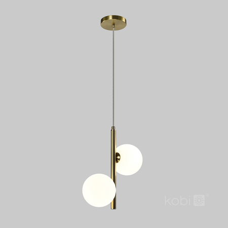 Lampa wisząca GLOBE ELEGANCE GOLD S2 2xG9 Kobi Design