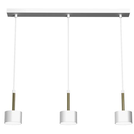 Milagro - Lampa wisząca ARENA WHITE/GOLD 3xGX53