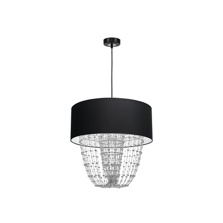 Milagro - Lampa wisząca ALMERIA BLACK/CHROME 1xE27