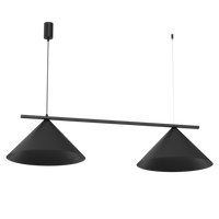 Milagro - Lampa wisząca CAPITAL CZARNY 2XGX53