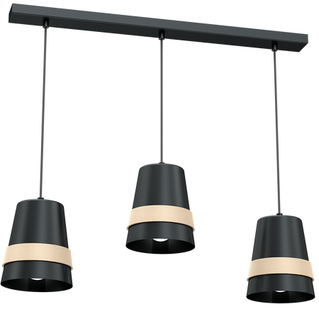 Lampa wisząca VENEZIA BLACK 3xE27