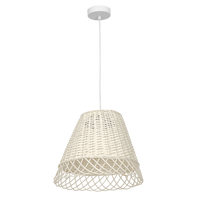 Milagro - Lampa wisząca VIMINI WHITE 1xE27