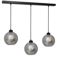Milagro - Lampa wisząca SOFIA SMOKED 3xE27