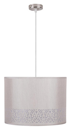 Candellux - Arabesca Lampa Wisząca 33X33X24 1X60W E27 Kremowy (Abażur 77-19441 Z Zawiesiem 85-10608)