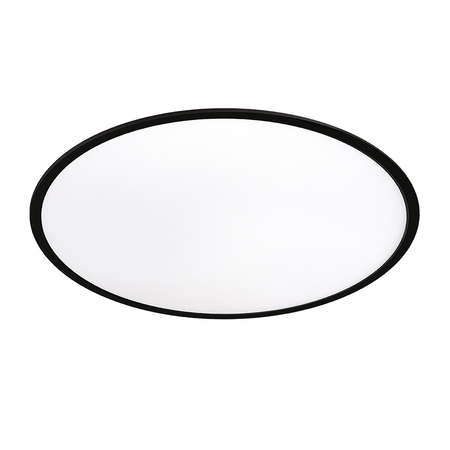Plafon Pryzma 28 cm czarny LED CCT