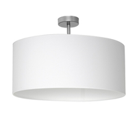 Milagro - Lampa podsufitowa CASINO WHITE/CHROME 1xE27