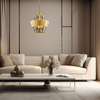 Milagro - Żyrandol DONNA GOLD 9xE14