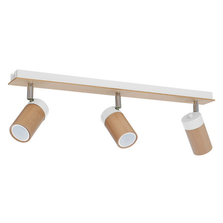 Milagro - Lampa sufitowa BARON WHITE 3xGU10