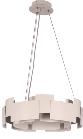 Milagro - Lampa wisząca TORINO WHITE 24W LED