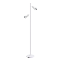 Milagro - FLOWER WHITE CHROME LAMPA PODŁOGOWA 2xGU10