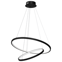 Milagro - Lampa wisząca ROTONDA BLACK 51W LED