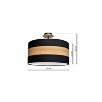 Lampa sufitowa TERRA 3xE27