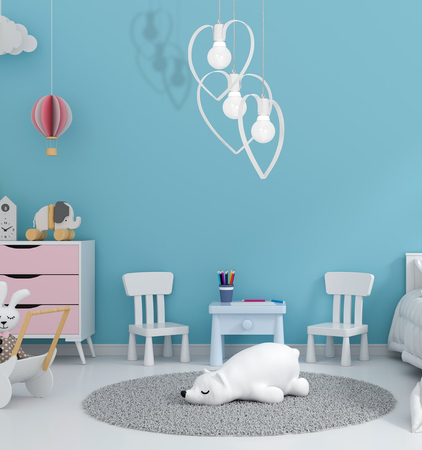 Milagro - Lampa wisząca AMORE WHITE 3xE27