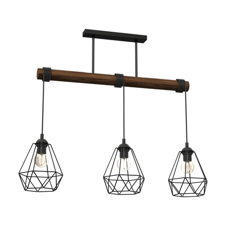 Milagro - Lampa wisząca ACERO 3xE27