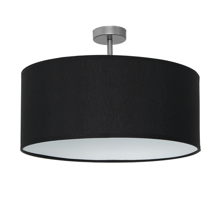 Milagro - Lampa podsufitowa CASINO BLACK/CHROME 1xE27