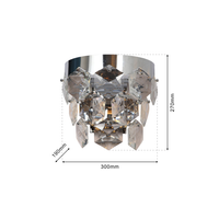 Milagro - Kinkiet GRACE CHROME 2xE14