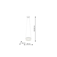 Milagro - LAMPA WISZĄCA RING 12W LED