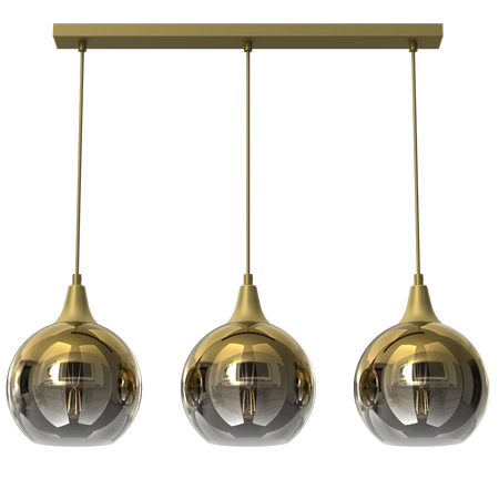 Milagro - Lampa wisząca MONTE GOLD 3xE27