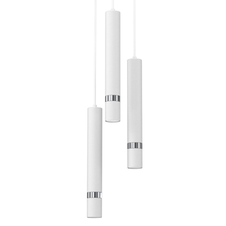 Milagro - Lampa wisząca JOKER WHITE/CHROME 3xGU10