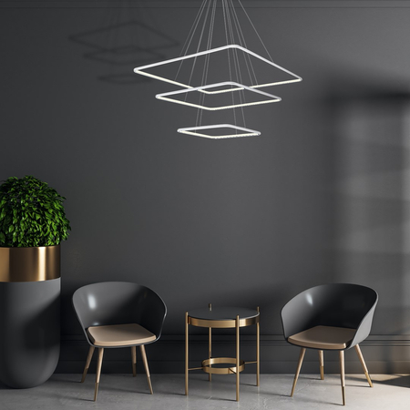 Milagro - LAMPA WISZĄCA NIX WHITE 117W LED