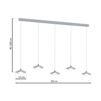 Milagro - LAMPA WISZĄCA ELLIPSE 25W LED