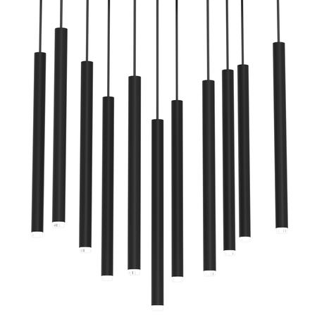 Milagro - Lampa wisząca MONZA BLACK 11xG9 max 8W LED