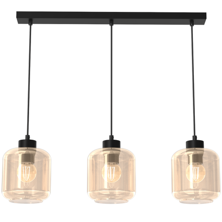 Lampa wisząca SOMBRA AMBER 3xE27