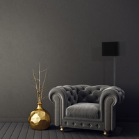 Milagro - Lampa stojąca NAPOLI BLACK/GOLD 1xE27