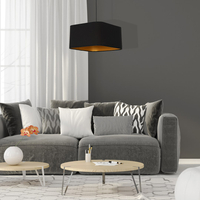 Milagro - Lampa wisząca NAPOLI BLACK/GOLD 1xE27