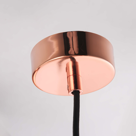 Lampa wisząca Palla miedziana 1xE14