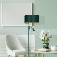 Milagro - Lampa stojąca VERDE GREEN 1xE27 + 1x mini GU10