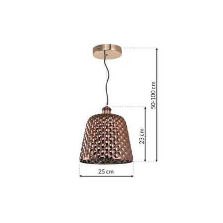 Milagro - Lampa wisząca RIO 1xE27