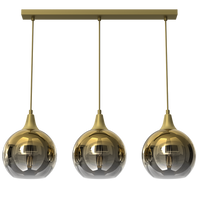 Milagro - Lampa wisząca MONTE GOLD 3xE27