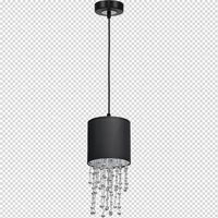 Milagro - Lampa wisząca ALMERIA BLACK/CHROME 1xE27