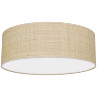 Lampa sufitowa Marshall 3xE27 Ø50cm Biały/Rattan