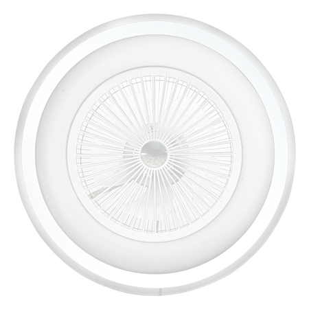 Milagro - Plafoniera LED ZONDA WHITE 48W z wentylatorem