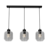 Milagro - Lampa wisząca SOMBRA SMOKED  3xE27
