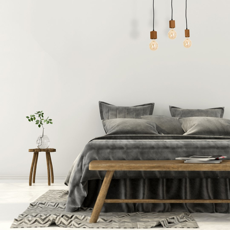 Milagro - Lampa Wisząca JACK 3xE27 Dąb