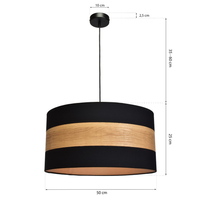 Milagro - Lampa wisząca TERRA 1xE27