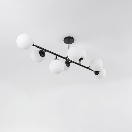 Lampa wisząca Dorado czarna 8xE14