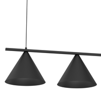 Milagro - Lampa wisząca CAPITAL CZARNY 3XGX53