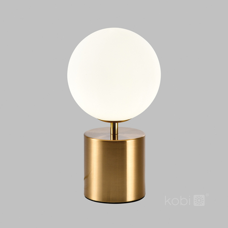 Lampka biurkowa GLOBE ELEGANCE GOLD ST MINI 1xG9 Kobi Design