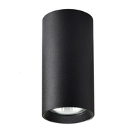 Tuba natynkowa Manacor 17 cm czarna 1xGU10