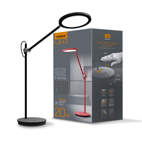 Lampka biurkowa LED 20W czarna ściemnialna